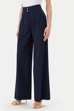 Maryley Spodnie materiałowe 25EB680/M25/43BL Regular Fit