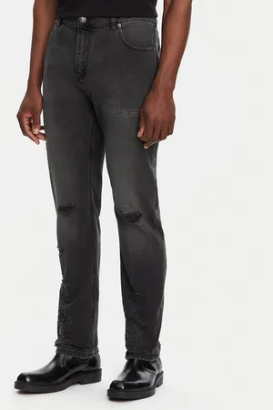 Balmain Jeansy DH1MI043DE68 Regular Fit