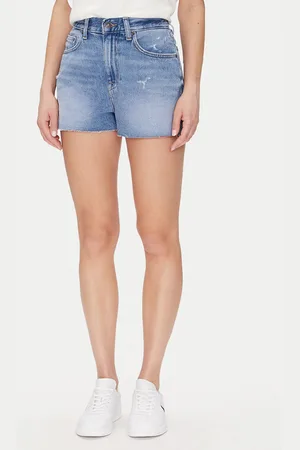 Tommy Hilfiger Szorty jeansowe Hot Pant Bi8036 DW0DW20575 Regular Fit