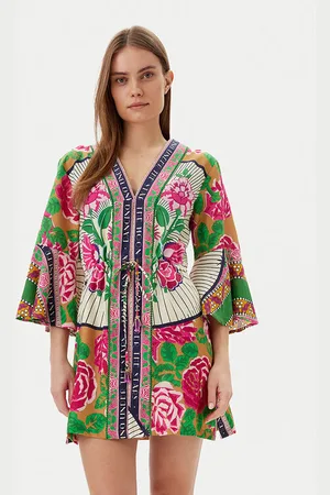 Maaji Sukienka plażowa Cerice Bouquet Enjoyable PT2472CPO008 Regular Fit