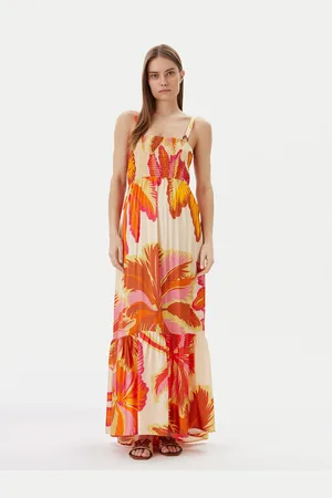 Maaji Sukienka letnia Jungle Palm Lavinia PT2707CLD001 Regular Fit