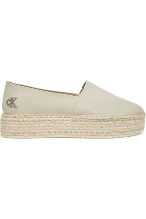Calvin Klein Espadryle Flatform Esdparille Mg/Hdw YW0YW01737