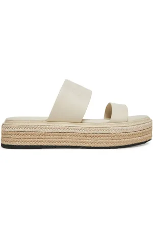 Calvin Klein Espadryle Flatform Wedge Slide - He HW0HW02374