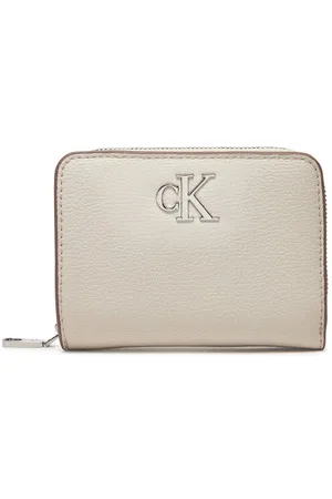 Calvin Klein Portfel damski Minimal Monogram Md Zip Around LV04K1009G