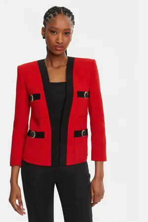 Balmain Marynarka DF1SM370WB86 Regular Fit