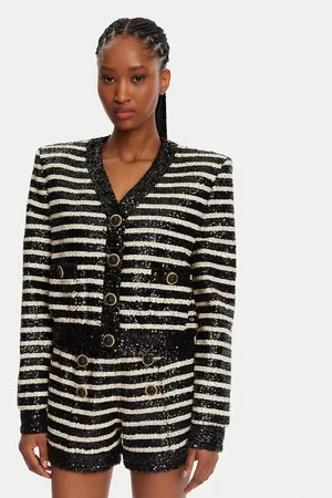 Balmain Marynarka DF1KL180XJ31 Regular Fit