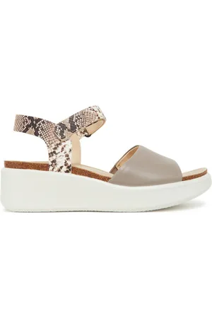 Ecco Sandały Flowt Wedge Cork 27231361166