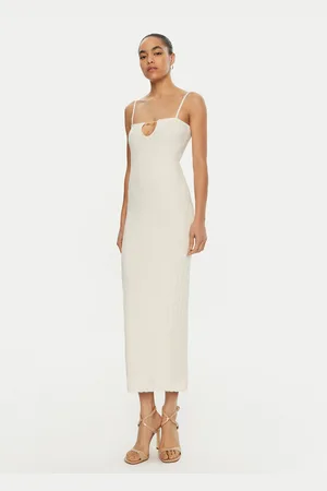 Jacquemus Sukienka dzianinowa 24E241KN358-2355 Regular Fit