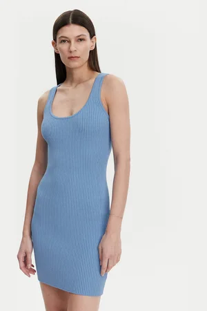 Michael Kors Sukienka dzianinowa MS5830I33D Slim Fit