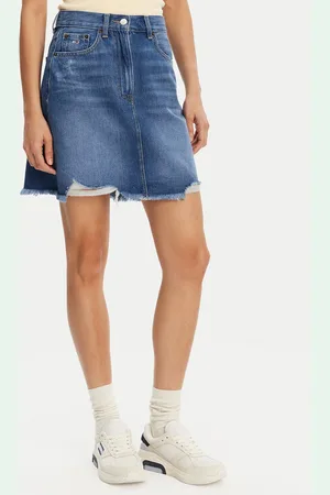 Tommy Hilfiger Spódnica jeansowa DW0DW20135 Mom Fit
