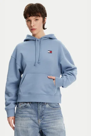 Tommy Hilfiger Bluza Badge DW0DW19414 Boxy Fit