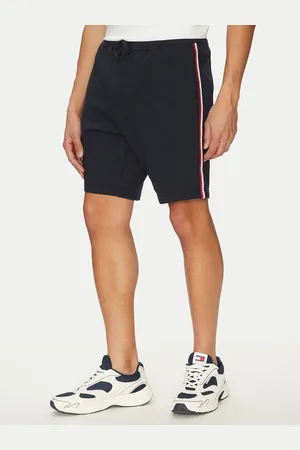 Tommy Hilfiger Szorty materiałowe Global Stripe MW0MW39255 Regular Fit