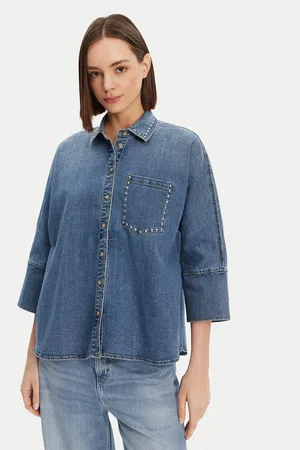 ONLY Koszula jeansowa Grace 15338585 Loose Fit