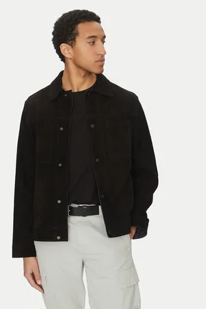 HUGO BOSS Kurtka skórzana Jomare 50537118 Regular Fit