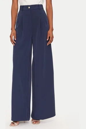 Guess Spodnie palazzo W5GB02 WH9Y2 Wide Leg