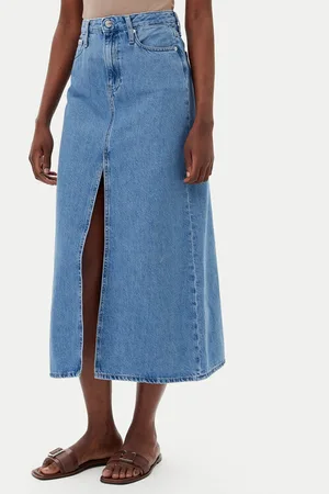 Calvin Klein Spódnica jeansowa J20J225192 Regular Fit