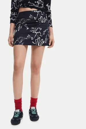 Desigual Spódnica mini 25SWFW03 Regular Fit