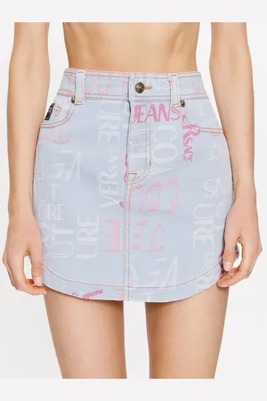 VERSACE Spódnica mini 74HAE855 Regular Fit
