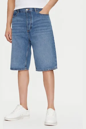 HUGO BOSS Szorty jeansowe Skate 50539816 Straight Fit