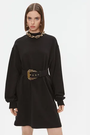 VERSACE Sukienka dzianinowa 75HAO971 Relaxed Fit