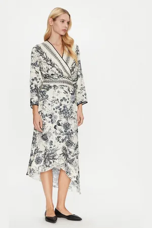 SIMONA CORSELLINI Sukienka letnia P25CPAB00401 Regular Fit
