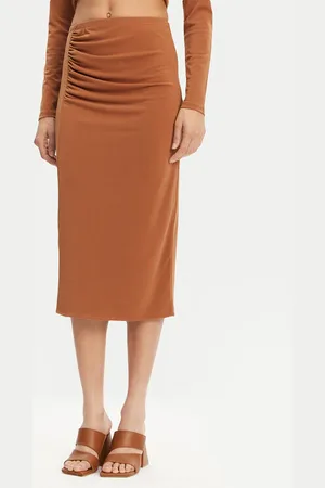 VICOLO Spódnica midi UD0010 Regular Fit