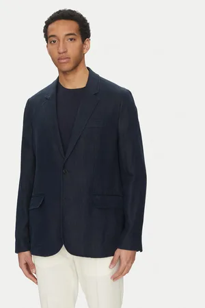Michael Kors Marynarka CS5100TBEY Slim Fit