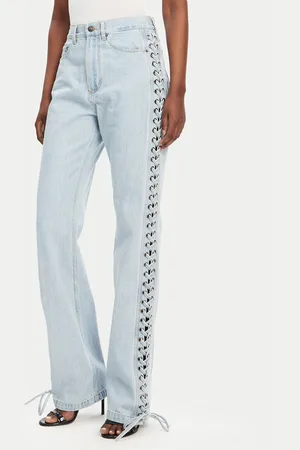 ROTATE Jeansy 1141831468 Wide Leg