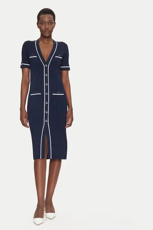 LUISA SPAGNOLI Sukienka dzianinowa Candelotto 100004 Slim Fit