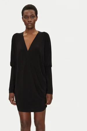 Norma Kamali Sukienka koktajlowa KK4243PLG66001 Regular Fit