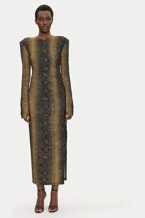 Norma Kamali Sukienka codzienna KK4243PLC27302 Slim Fit