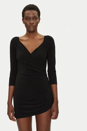 Norma Kamali Sukienka koktajlowa KK4243PLG84001 Regular Fit