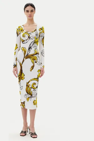 VERSACE Sukienka codzienna 78HAO920 JS471 Regular Fit