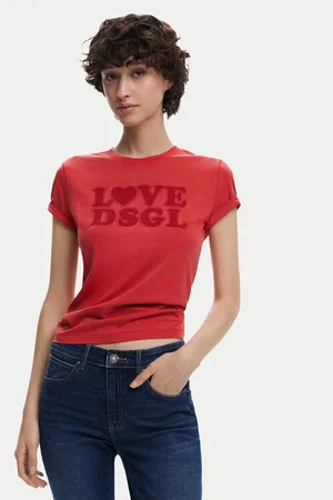 Desigual T-Shirt Love Dsgl 25SWTK10 Regular Fit