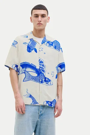 JACK & JONES Koszula Jeff 12268465 Relaxed Fit