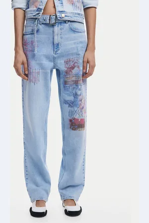 Desigual Jeansy Hawai 25SWDD13 Mom Fit