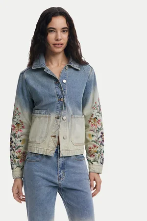 Desigual Kurtka jeansowa Houston 25SWED06 Regular Fit