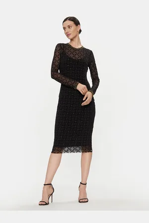 NISSA Sukienka koktajlowa RS14530 Slim Fit