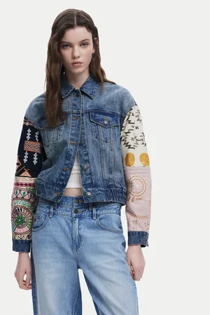 Desigual Kurtka jeansowa Cassid 25SWED59 Regular Fit