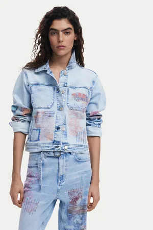 Desigual Kurtka jeansowa Los Angeles 25SWED03 Regular Fit