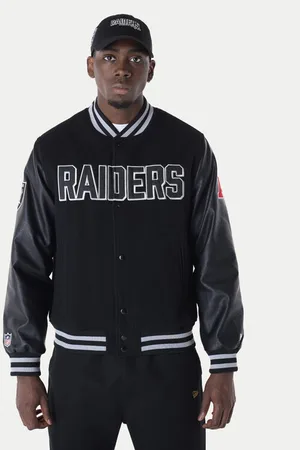 New Era Kurtka bomber NFL Las Vegas Raiders Varsity 60596371 Regular Fit