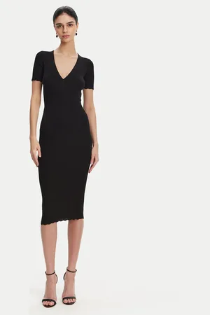 Elisabetta Franchi Sukienka dzianinowa AM-53S-51E2 Slim Fit