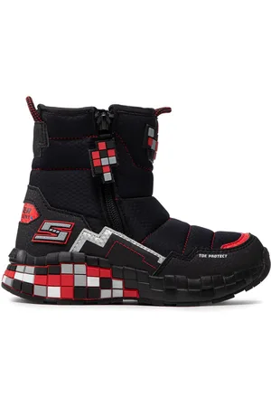 Skechers Śniegowce Cuboforce 402198L/BKRD