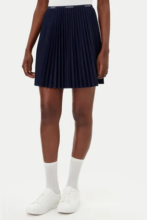 Lacoste Spódnica plisowana JF1403 Regular Fit