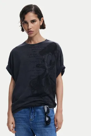 Desigual T-Shirt Donald 25SWTKAH Loose Fit