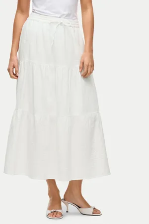 VILA Spódnica maxi Lania 14105428 Regular Fit