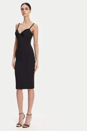 Elisabetta Franchi Sukienka koktajlowa AB-702-51E2 Regular Fit