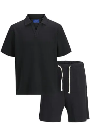 JACK & JONES Komplet polo i spodenki Slington 12281841 Relaxed Fit