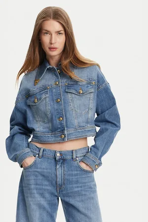 VERSACE Kurtka jeansowa 78HAS450 Relaxed Fit