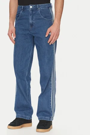 adidas Jeansy adicolor Denim Firebird JC6234 Straight Fit